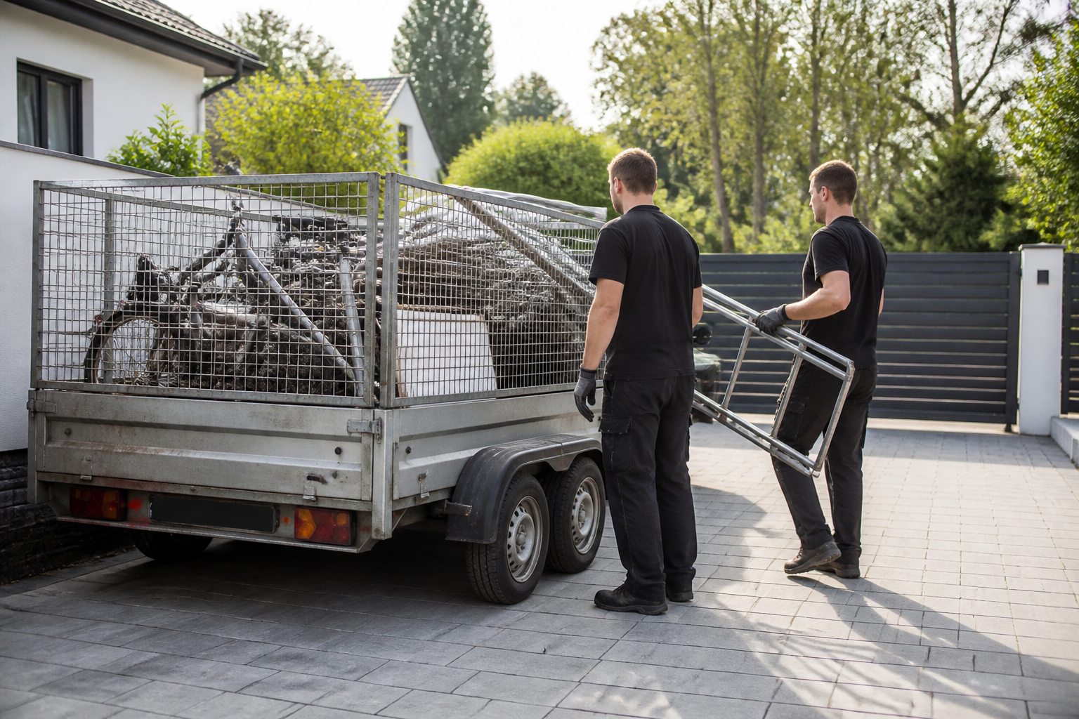Abholung von Fahrrädern und Gartenmetall in Meerbusch